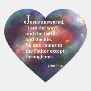 John 14:6 hart sticker