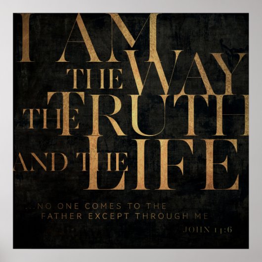 John 14:6 II Poster (Voorkant)