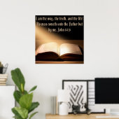 John 14:6 muur 24+24 muurPoster Poster (Thuiskantoor)