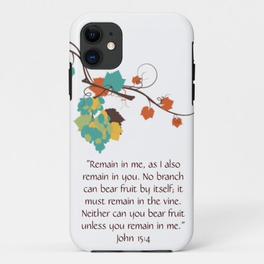 John 15:4 iPhone Hoesje (Achterkant)