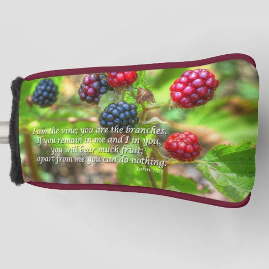 John 15:5 golfheadcover (Voorkant)