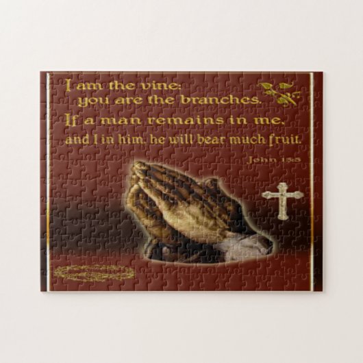 John 15:5 legpuzzel (Horizontaal)