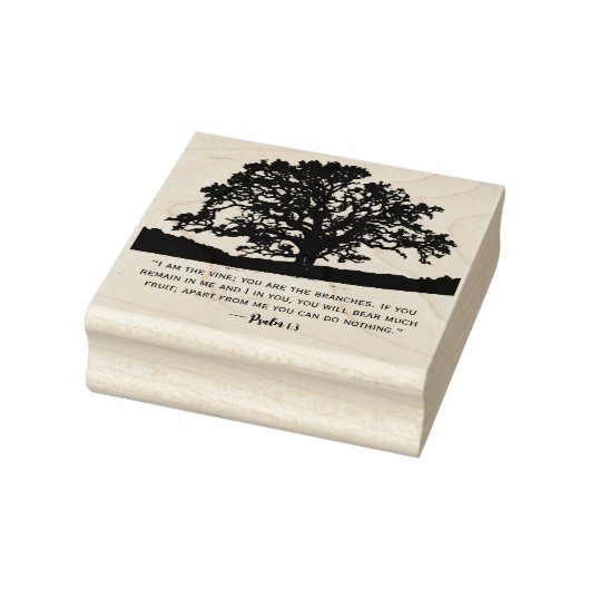 John 15:5 Sacred Tree of Life  Rubberstempel (Stempel)