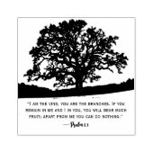 John 15:5 Sacred Tree of Life  Rubberstempel (Afrduk)