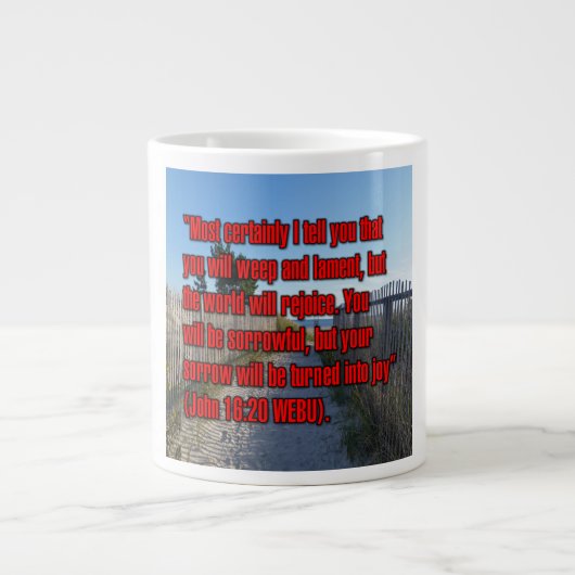 John 16:20 WEBU Mug (Devant)