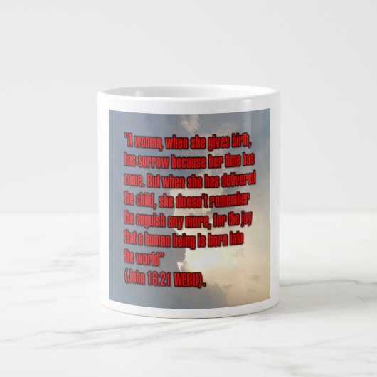 John 16:21 WEBU Mug (Devant)