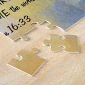 John 16:33 Ik heb de wereld overspoeld! Legpuzzel (Zijkant)