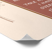 John, 16:33, neem hart! Ik heb de wereld overwonne Poster (Hoek)