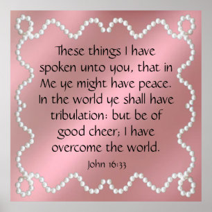 John 16:33 poster