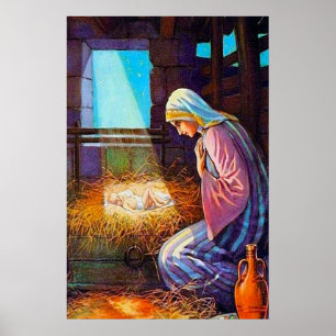 John 1:14 Jezus komt in ons poster