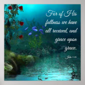 John 1:16 poster (Voorkant)