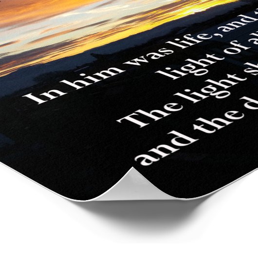 John 1:1-2, 4-5. Het woord Poster (Hoek)