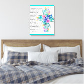 John 1:1-5 canvas afdruk (Insitu (Slaapkamer))