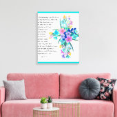 John 1:1-5 canvas afdruk (Insitu (Woonkamer))