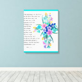 John 1:1-5 canvas afdruk (Insitu (Houten vloer))