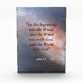 John 1:1 fotoblokken (Voorkant)