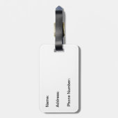 John 1:1 In het begin was het woord... Bagagelabel (Achterkant verticaal)