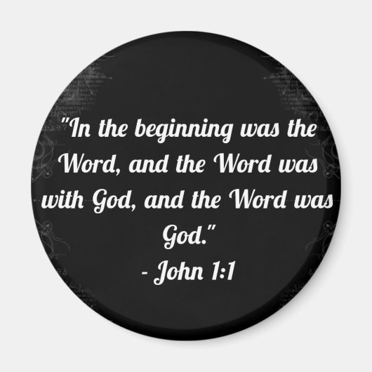 John 1:1 Magnet (Devant)