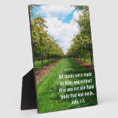 John 1:3 fotoplaat (Zijkant)