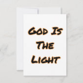 John 1:5 Bible Verse Carte de voeux (Dos)