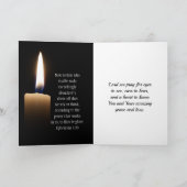 John 1:5 Het licht schijnt in de duisternis Kaart (Binnen)