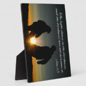 John 1:5 Het licht schijnt in het donker en Fotoplaat (Zijkant)