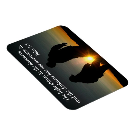 John 1:5 Het licht schijnt in het donker Magneet (Rechterzijde)