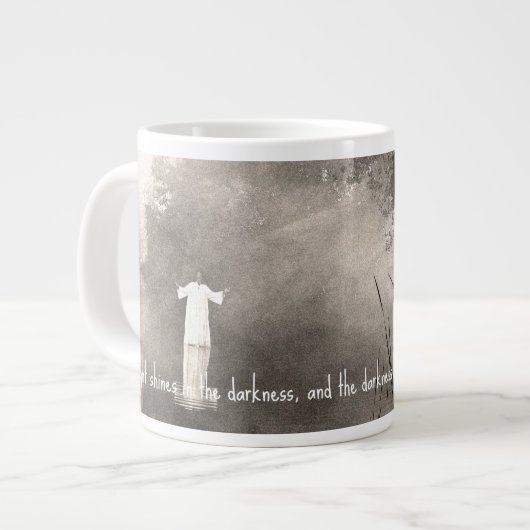JOHN 1:5 Jumbo Mug (Devant gauche)