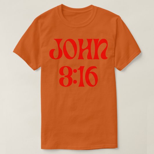John 316 10 t-shirt (Design voorkant)