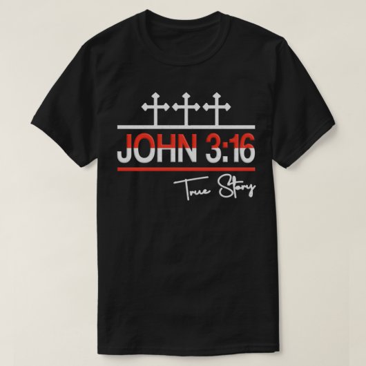 John 316 Histoire vraie Christian Pullover (Design devant)