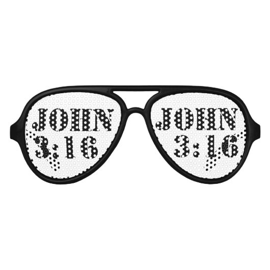 John 3:16 aviator zonnebril (Voorkant)