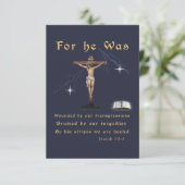 John 3:16 bedankkaart (Staand voorkant)