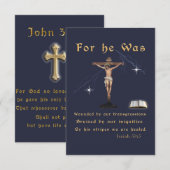 John 3:16 bedankkaart (Voorkant / Achterkant)