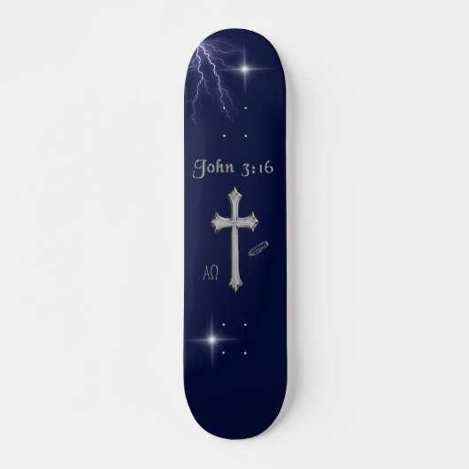 John 3:16 Bible verse Skateboard (Voorkant)
