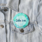 John 3:16 Bijbel Verse Pin Button (In situ)