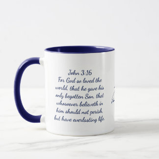 John 3:16 Bijbelverse klassieke Mok, 11 oz Mok