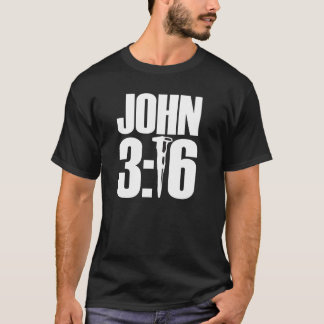 John 3:16 Black T Shirt