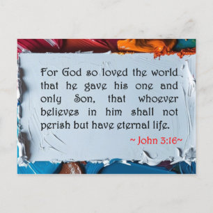 John 3:16 briefkaart