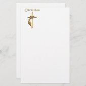 JOhn 3:16 Briefpapier (Voorkant / Achterkant)