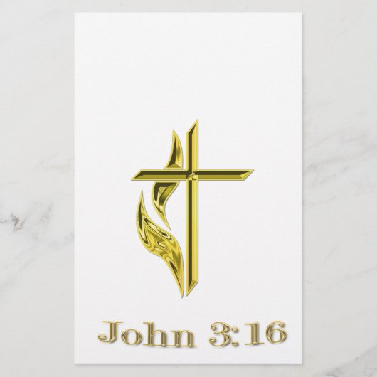 John 3:16 briefpapier (Voorkant)