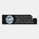 John 3:16 Bumpersticker (Voorkant)