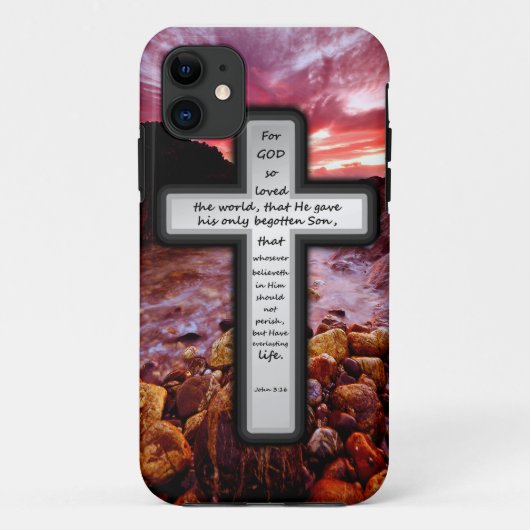 John 3:16 Cadeaus Case-Mate iPhone Case (Achterkant)
