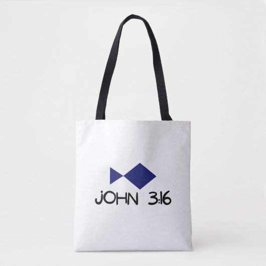 John 3:16 Canvas tas (Voorkant)