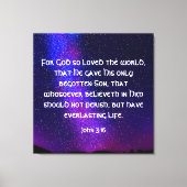 John 3:16 canvasafdruk canvas afdruk (Voorkant)