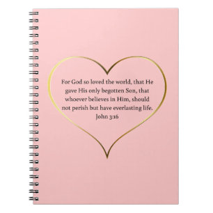 John 3:16 Carnet Spiral
