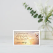 John 3:16 Carte de prière (Debout devant)