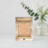 John 3:16 Cartes KJV (Debout devant)