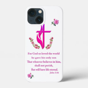 John 3:16 iPhone 13 mini hoesje
