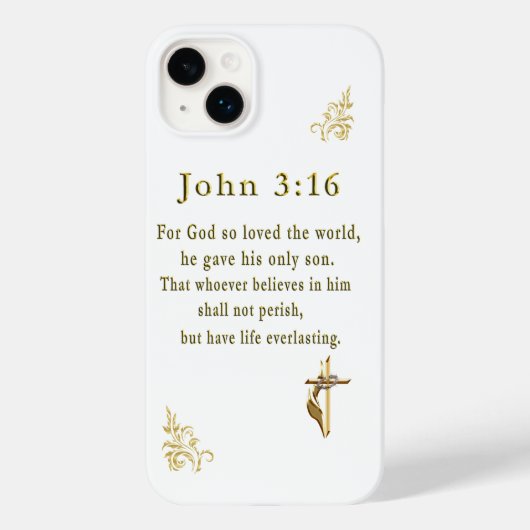 John 3:16 Case-Mate iPhone case (Achterkant)