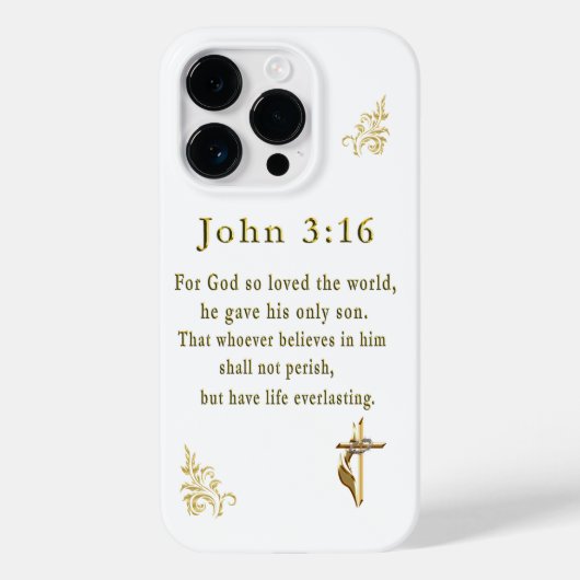 John 3:16 Case-Mate iPhone case (Achterkant)